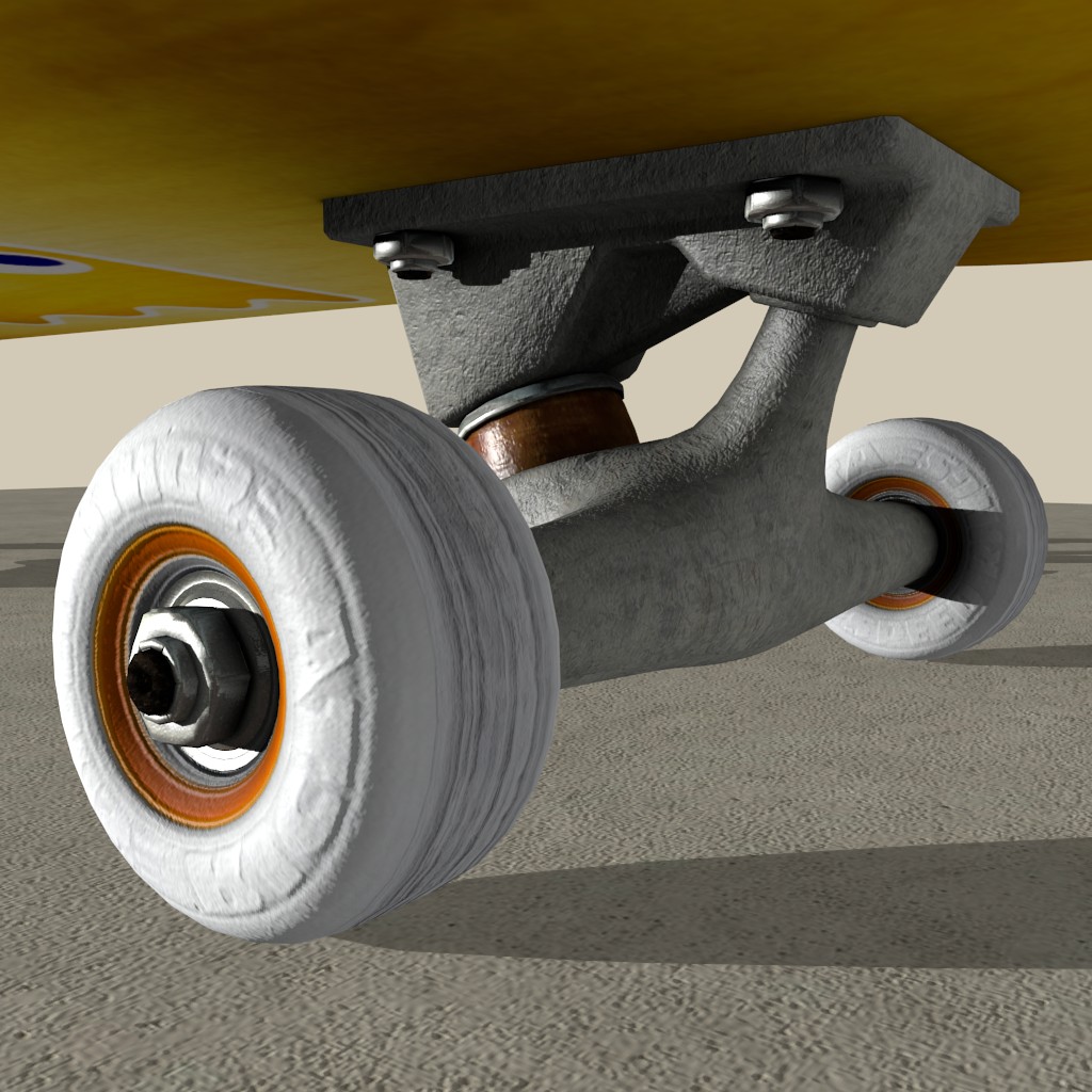 Fully rigged Skateboard preview image 4